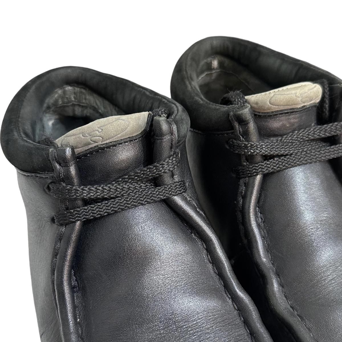 00s WU WEAR Wallabee Boots 黒 US7/25.0 ウーウェア ワラビー 00s WU WEAR Wallabee Boots 黒 US7/25.0 ウーウェア ワラビー