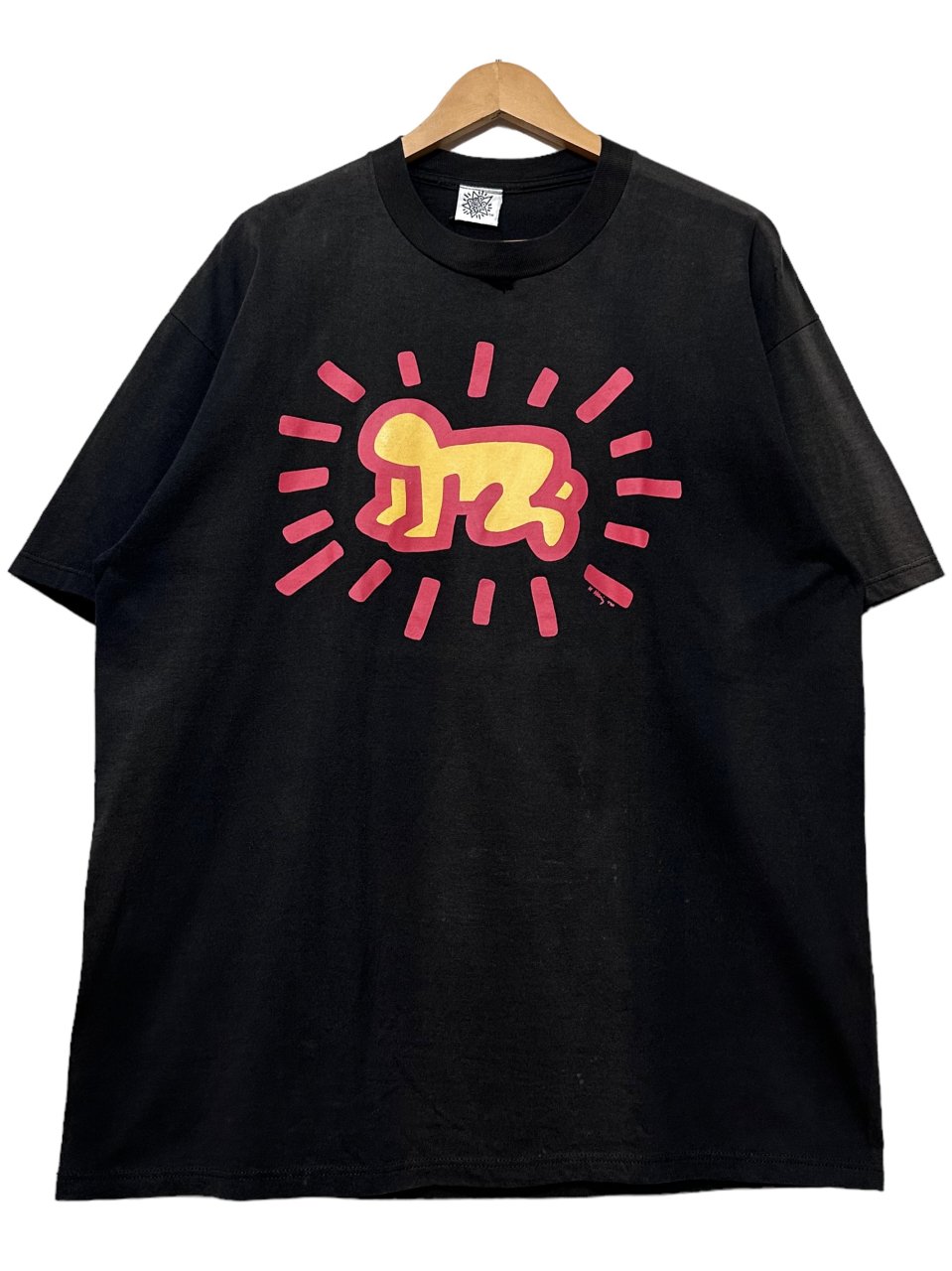 USA製 90s~00s Keith Haring Print S/S Tee 黒 XL キースヘリング 半袖 Tシャツ アーティストT アートT  ブラック 古着 - NEWJOKE ONLINE STORE