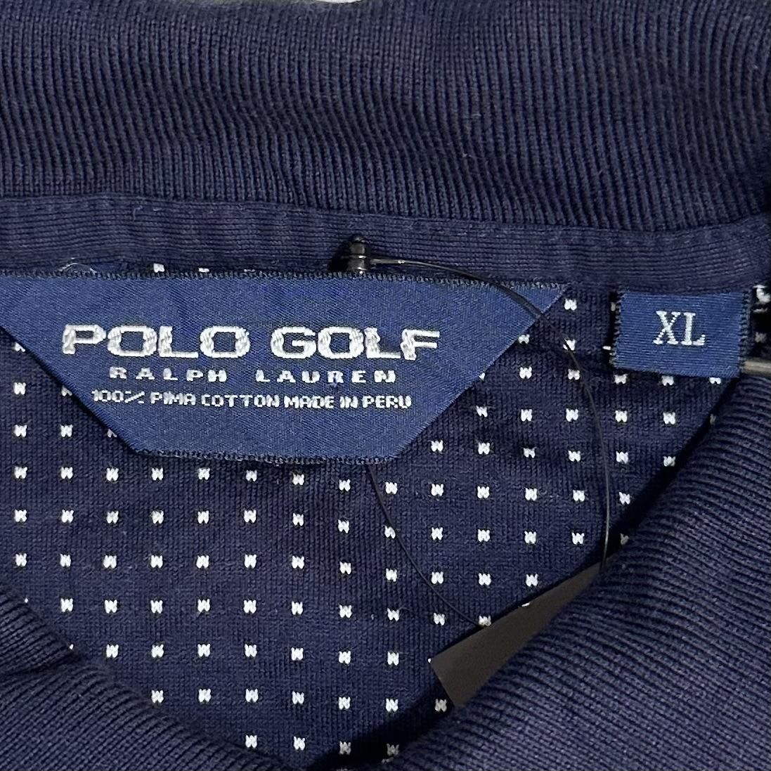 POLO GOLF Cotton S/S Polo Shirt 紺 XL ポロゴルフ 半袖