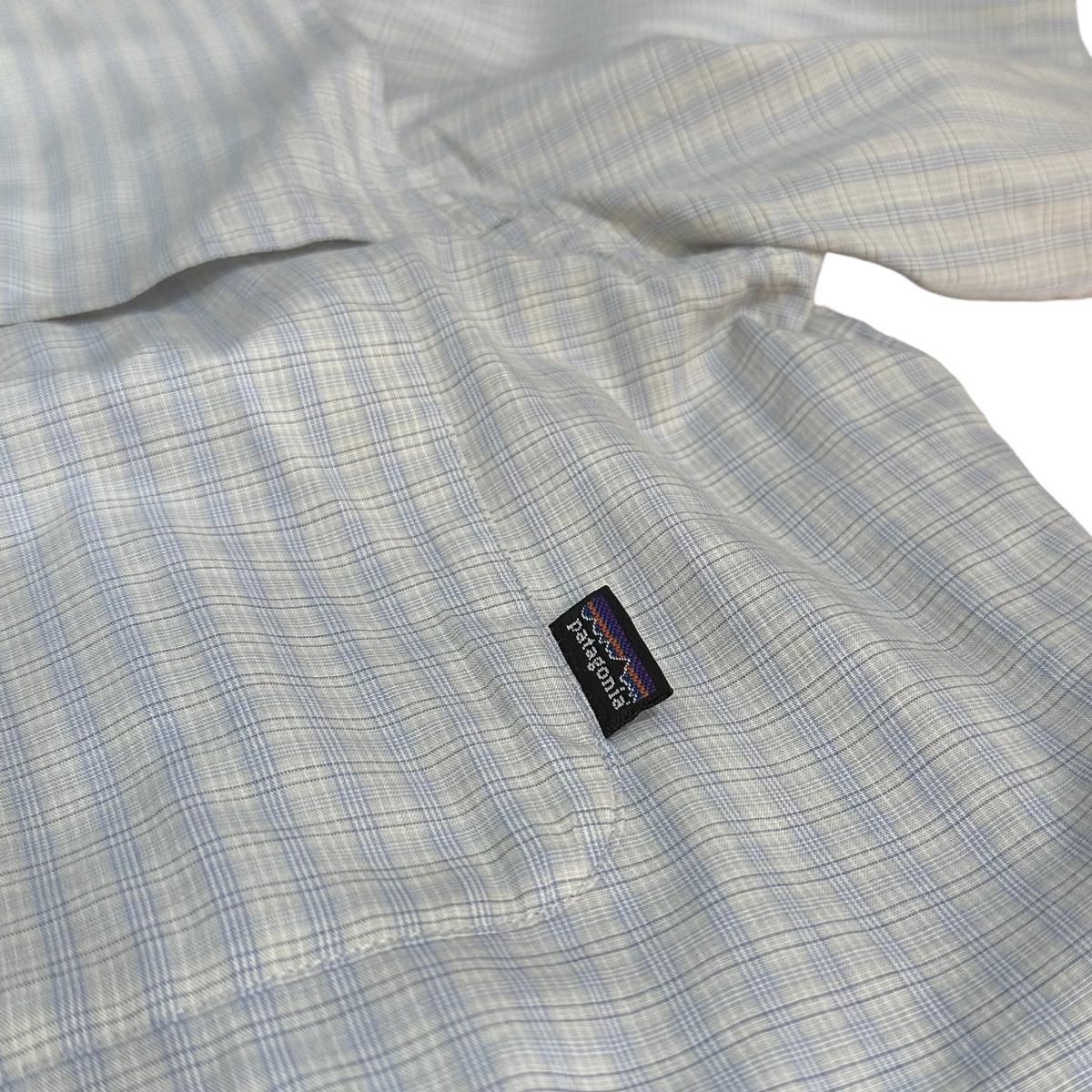 00s patagonia Island Hopper S/S Shirt 薄青 XL パタゴニア