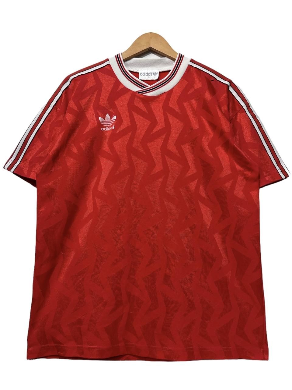 90s adidas S/S Soccer Jersey 赤 L アディダス サッカーシャツ 90s adidas S/S Soccer Jersey 赤 L アディダス サッカーシャツ