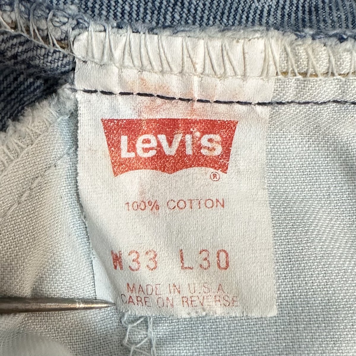 USA製 90s Levi's 550 Chemical Wash Denim Pants 青 W32×L30 ...