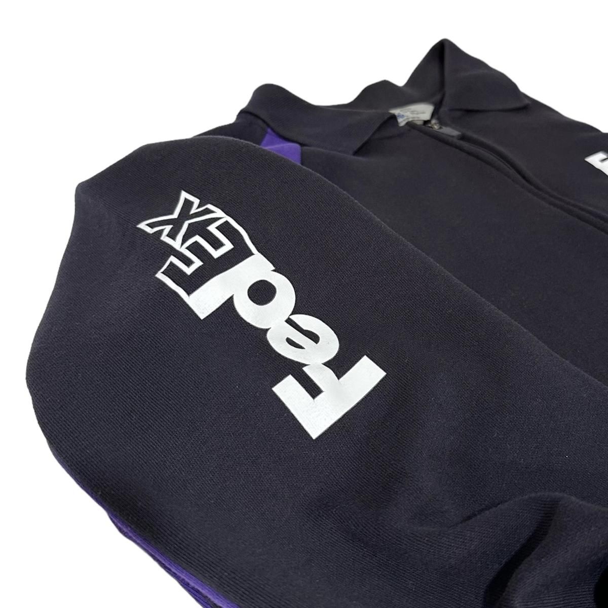 00s FedEx Half-Zip Sweatshirt 黒紫 XL フェデックス ハーフ 00s FedEx Half-Zip Sweatshirt 黒紫 XL フェデックス ハーフ