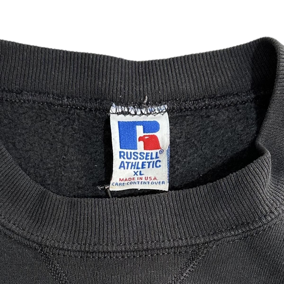 USA製 RUSSELL ATHLETIC Plain Sweatshirt 黒 XL ラッセル USA製 RUSSELL ATHLETIC Plain Sweatshirt 黒 XL ラッセル