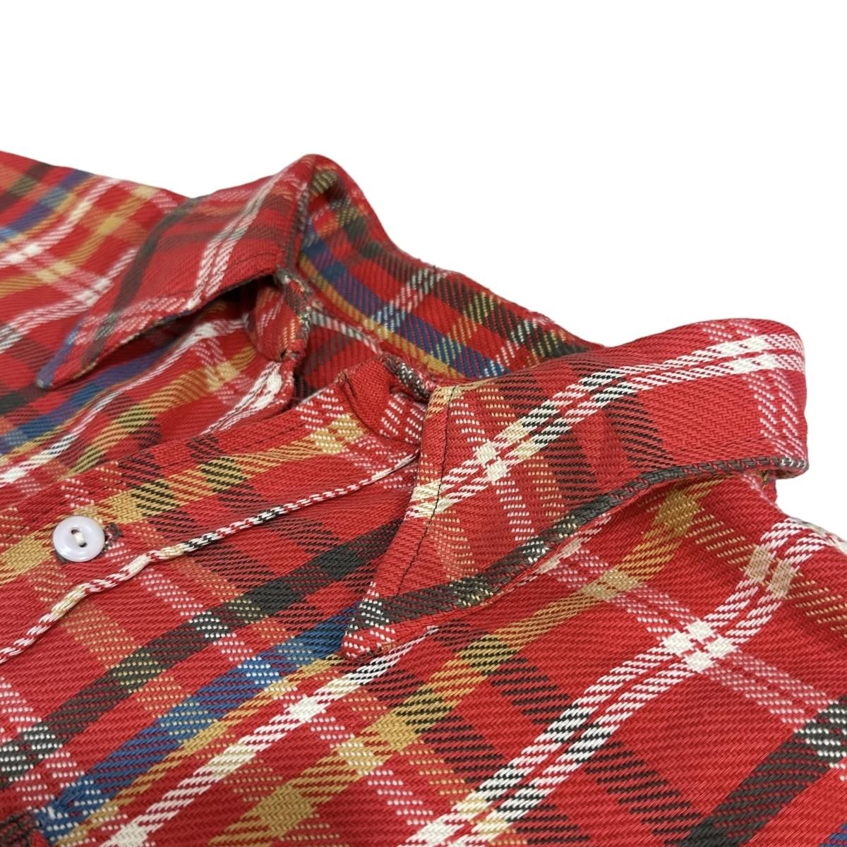 70s BIG MAC Check Flannel L/S Shirt 赤 XL ビッグマック 長袖 70s BIG MAC Check Flannel L/S Shirt 赤 XL ビッグマック 長袖