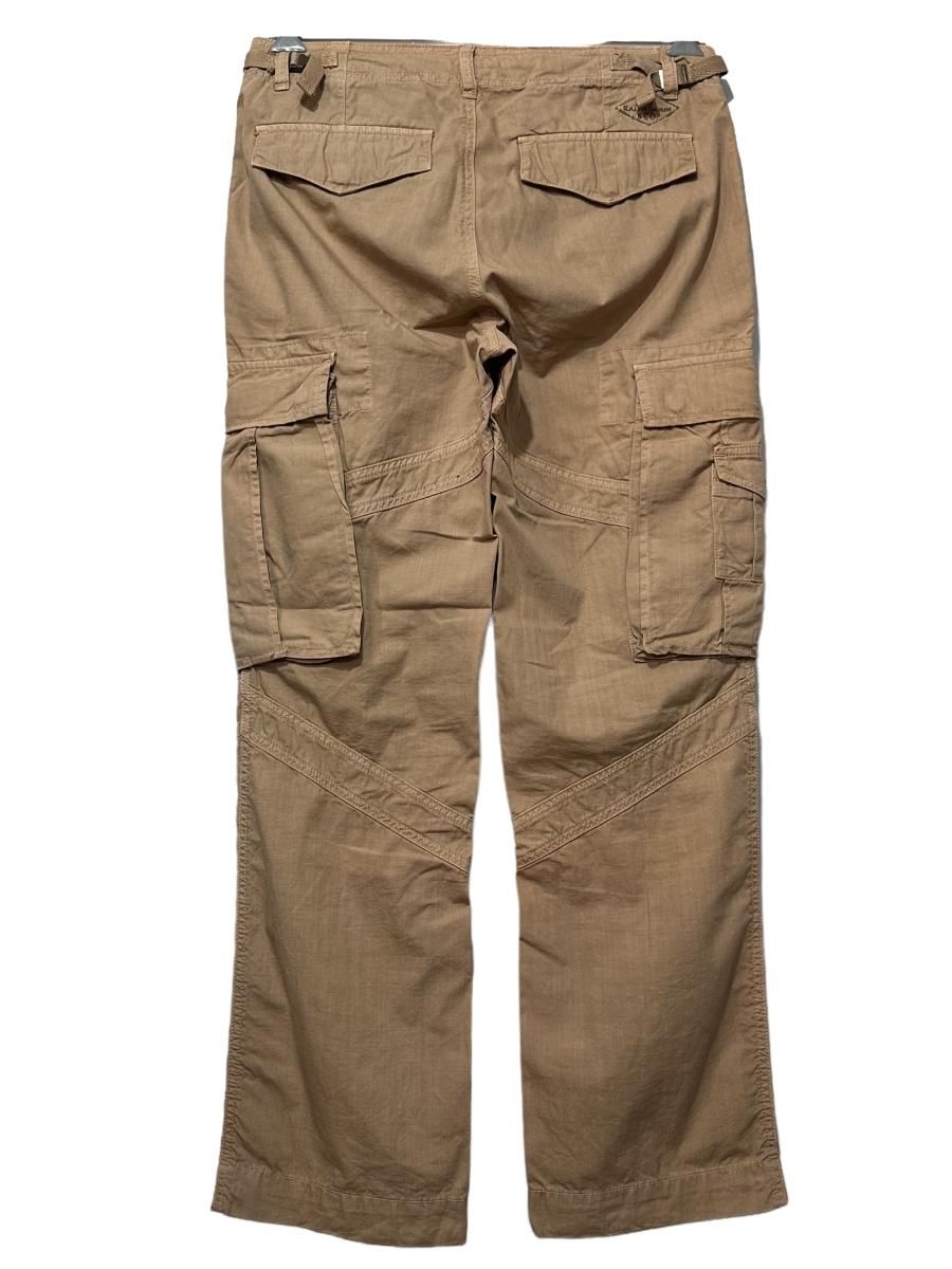 00s Polo Ralph Lauren Parachute Cargo Pants カーキ W30×L30 ポロ 