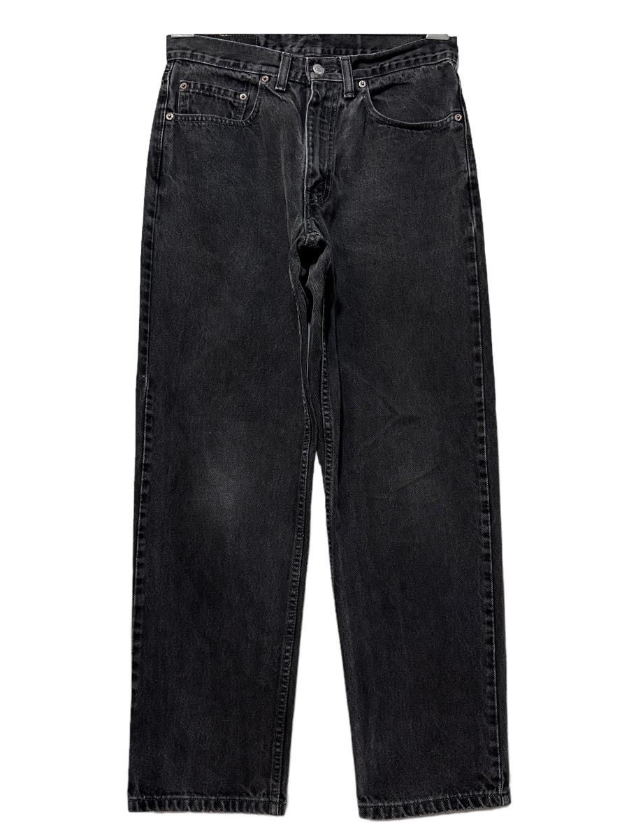 【W35 L29】90s ブラックデニム リーバイス 550 560型 99年製 Levi's 550 Black Denim Pants 黒 W32×L29 90s Levis