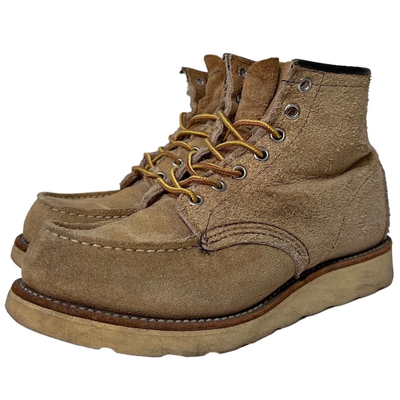 USA製 97~99年製 RED WING Irish Setter Moc Toe Suede ベージュ US6D 