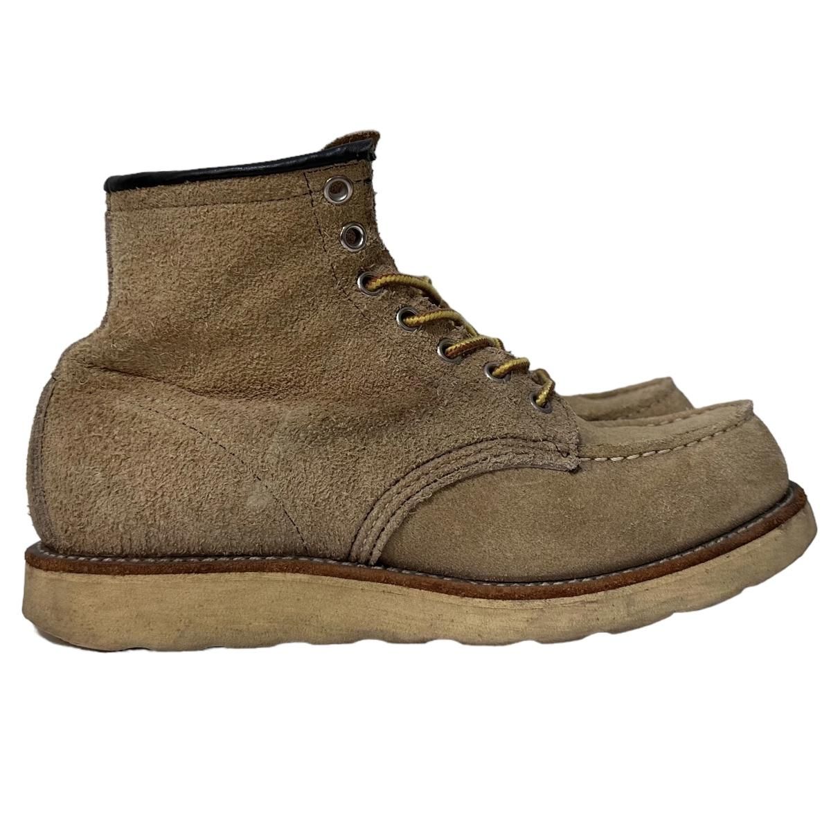 人気便利グッズ USA製 97~99年製 RED WING Irish Setter Moc Toe Suede ベージュ その他