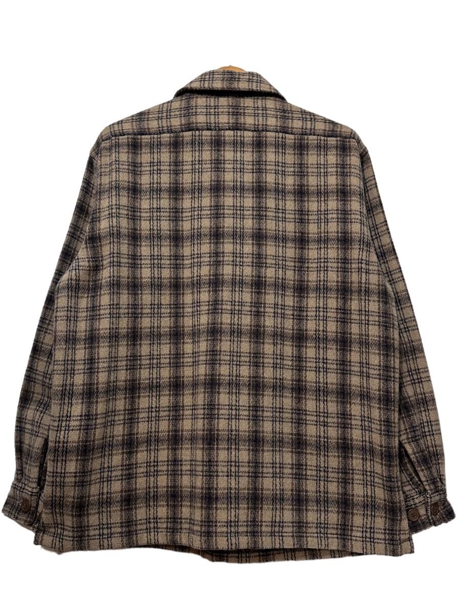 90s CHAPS Wool Half-Zip Pullover Shirt 茶 L チャップス 長袖 90s CHAPS Wool Half-Zip Pullover Shirt 茶 L チャップス 長袖