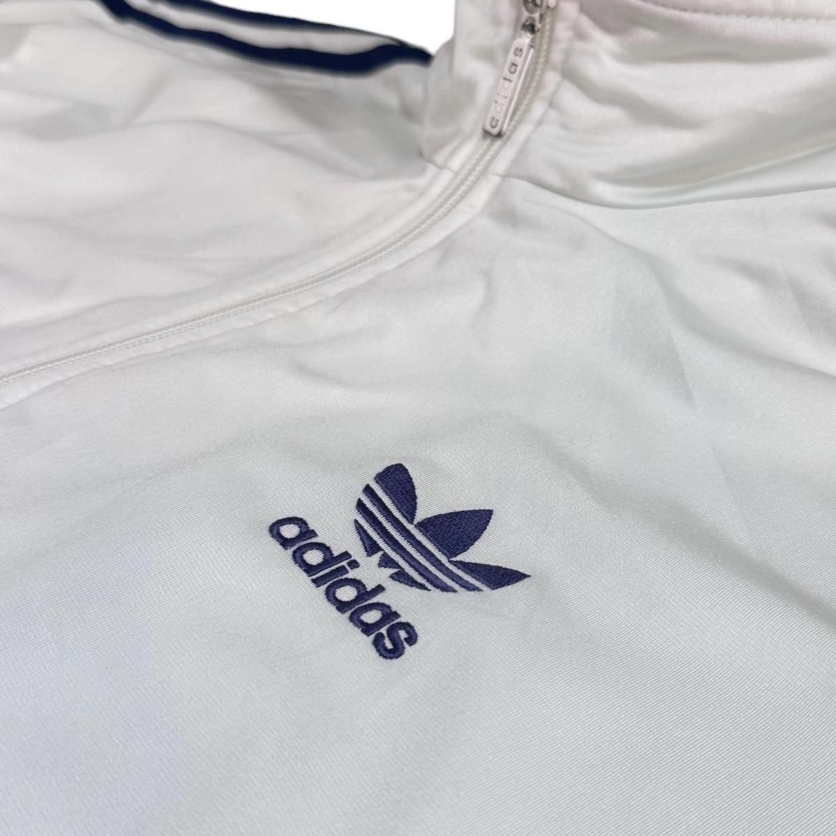 90s adidas Track Jacket 白紺 M アディダス トラックジャケット 90s adidas Track Jacket 白紺 M アディダス トラックジャケット