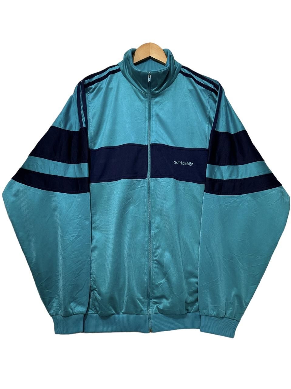 90s adidas Track Jacket エメラルド紺 L アディダス トラック 90s adidas Track Jacket エメラルド紺 L アディダス トラック