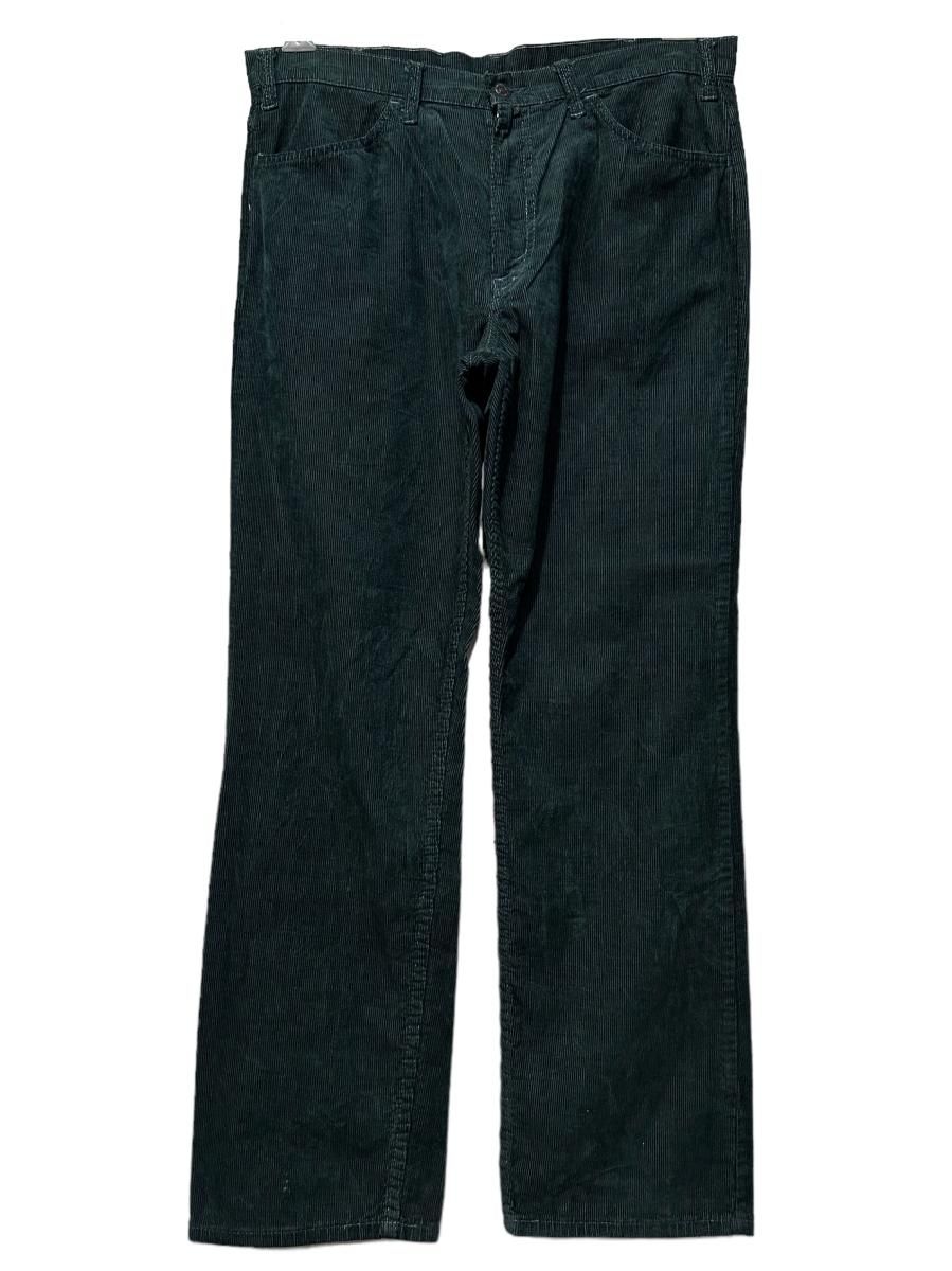83年 Levi's 519 Corduroy Pants 緑 W36 L30 80s Levis