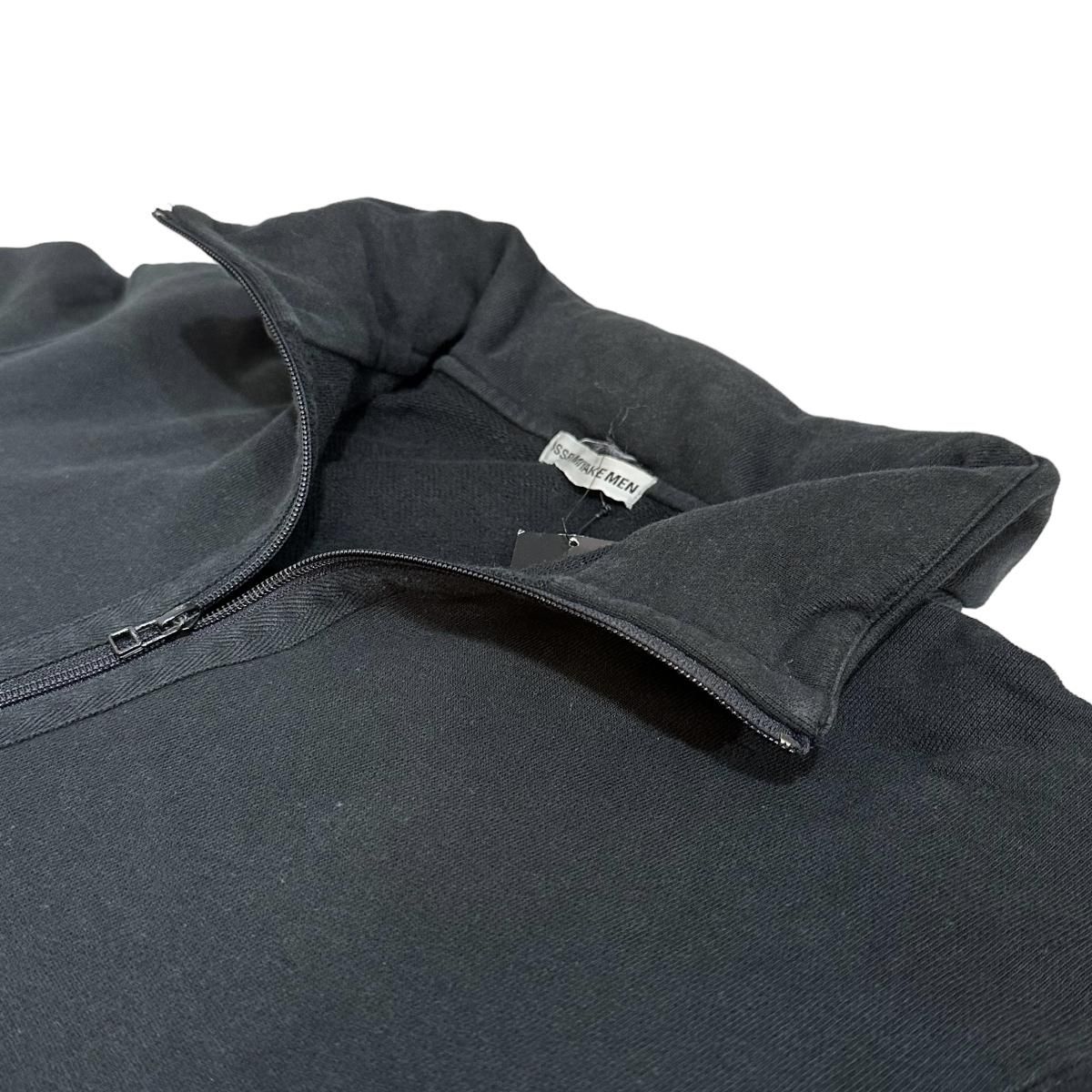 99年製 ISSEY MIYAKE MEN Half-Zip Sweatshirt 黒 M 90s 99年製 ISSEY MIYAKE MEN Half-Zip Sweatshirt 黒 M 90s