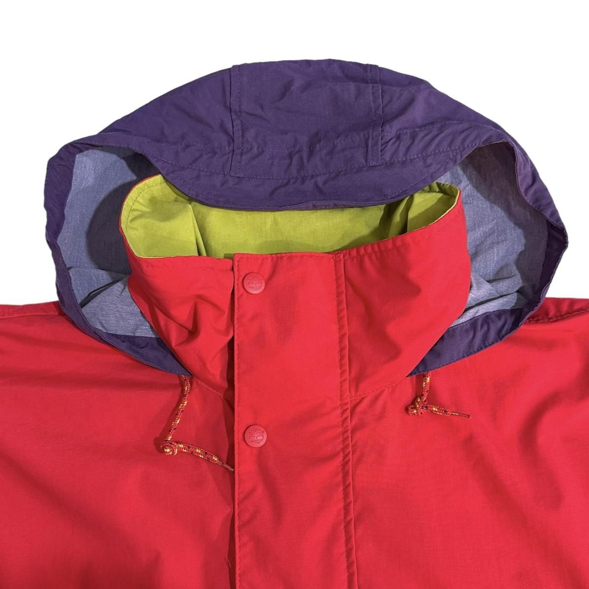 92年製 Timberland WEATHERGEAR Nylon Jacket 赤 M 90s 92年製 Timberland WEATHERGEAR Nylon Jacket 赤 M 90s