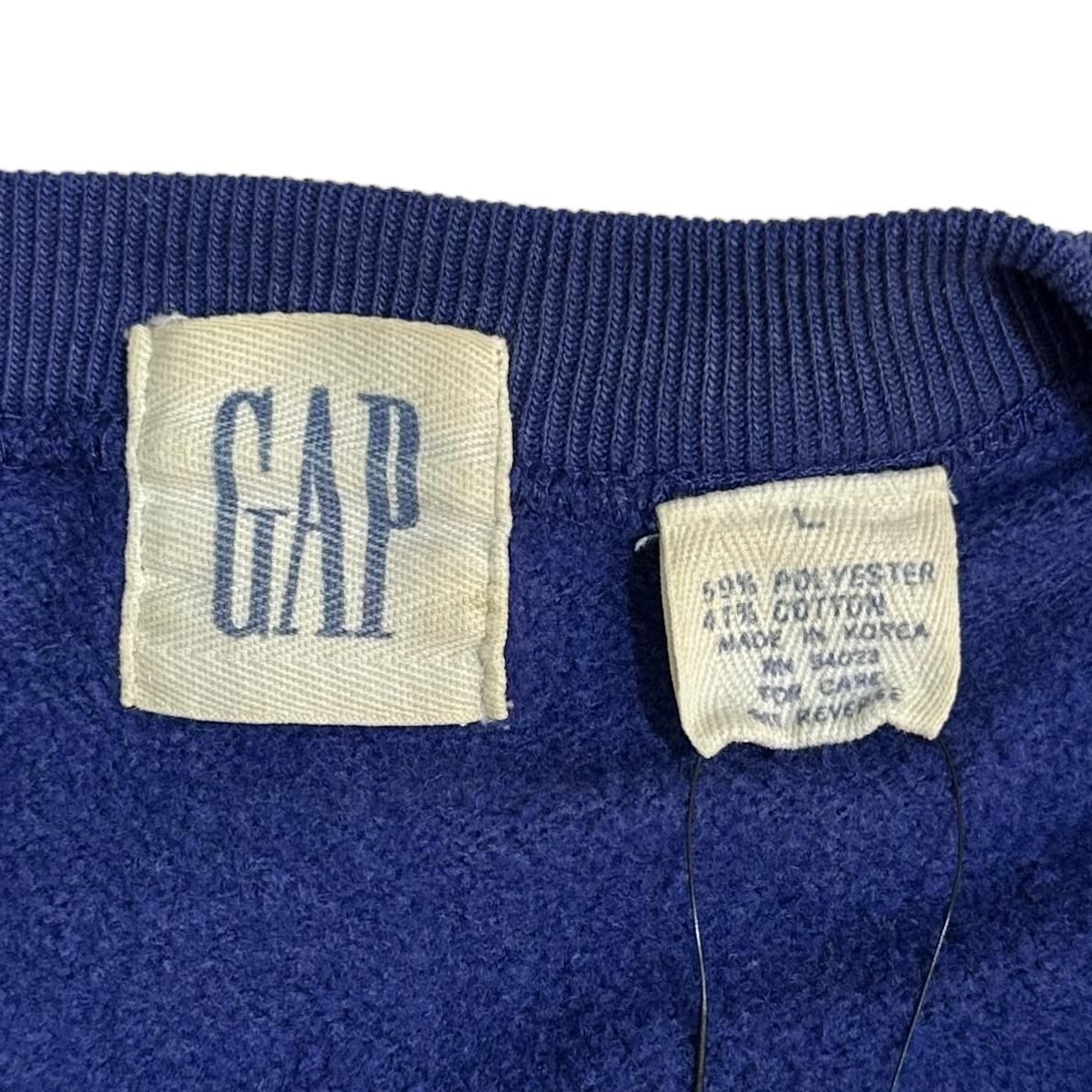 90s OLD GAP Plain Sweatshirt 青 L オールドギャップ 90s OLD GAP Plain Sweatshirt 青 L オールドギャップ