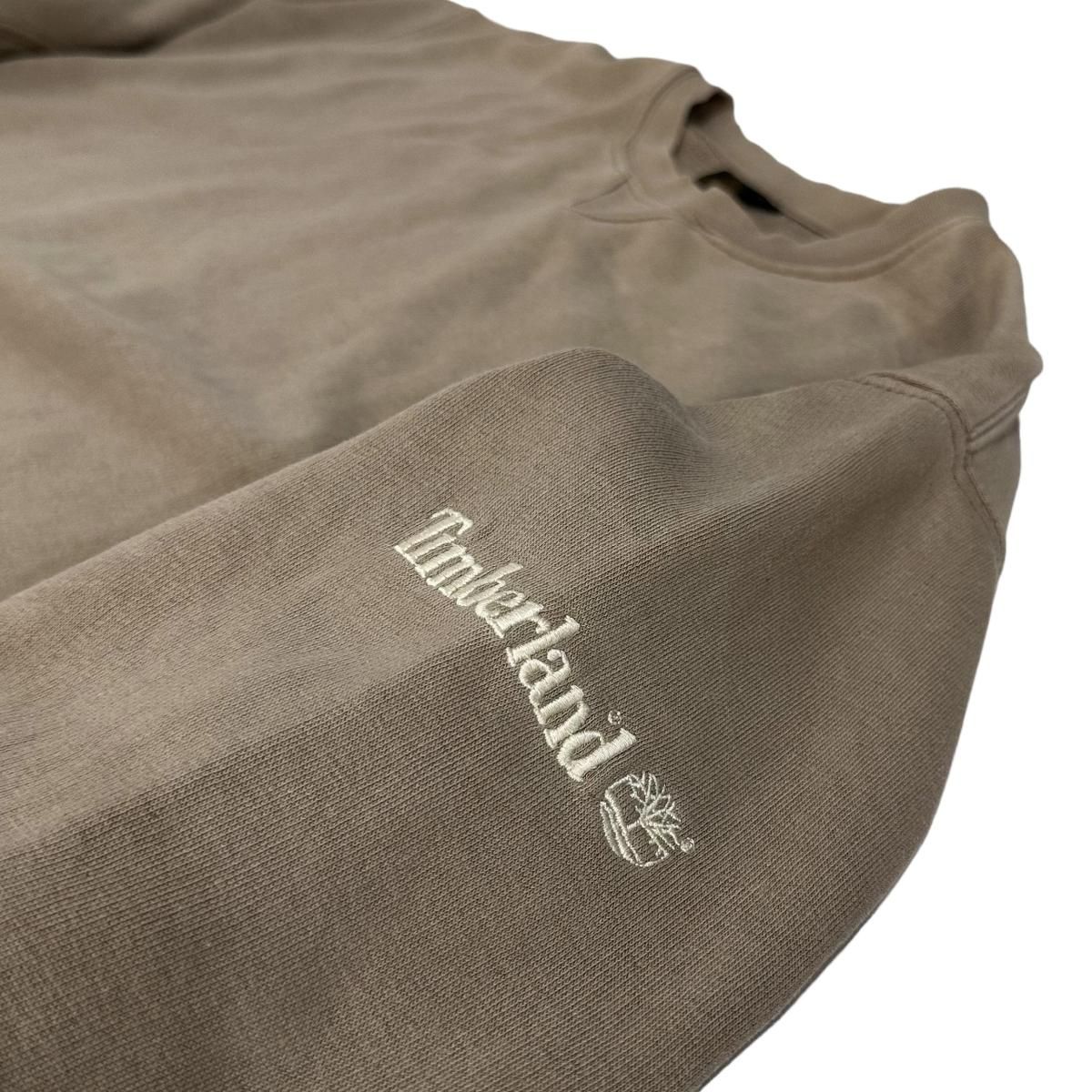 トルコ製 00年製 Timberland Logo Sweatshirt カーキ M 00s