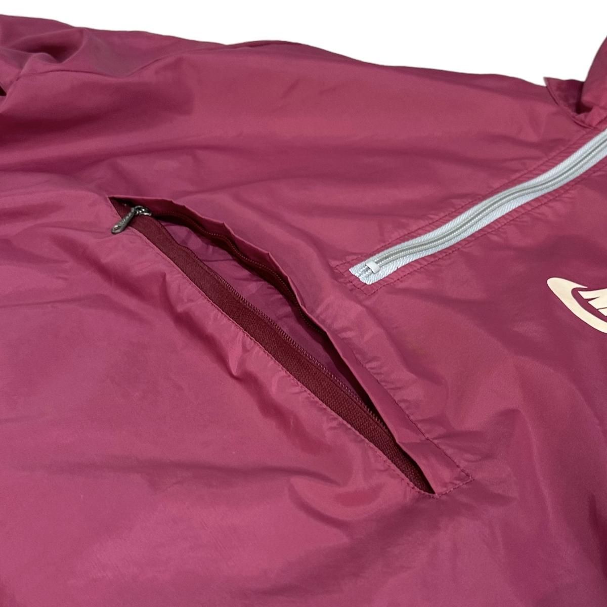 USA製 70s NIKE Half Zip Nylon Pullover Jacket エンジ M USA製 70s NIKE Half Zip Nylon Pullover Jacket エンジ M