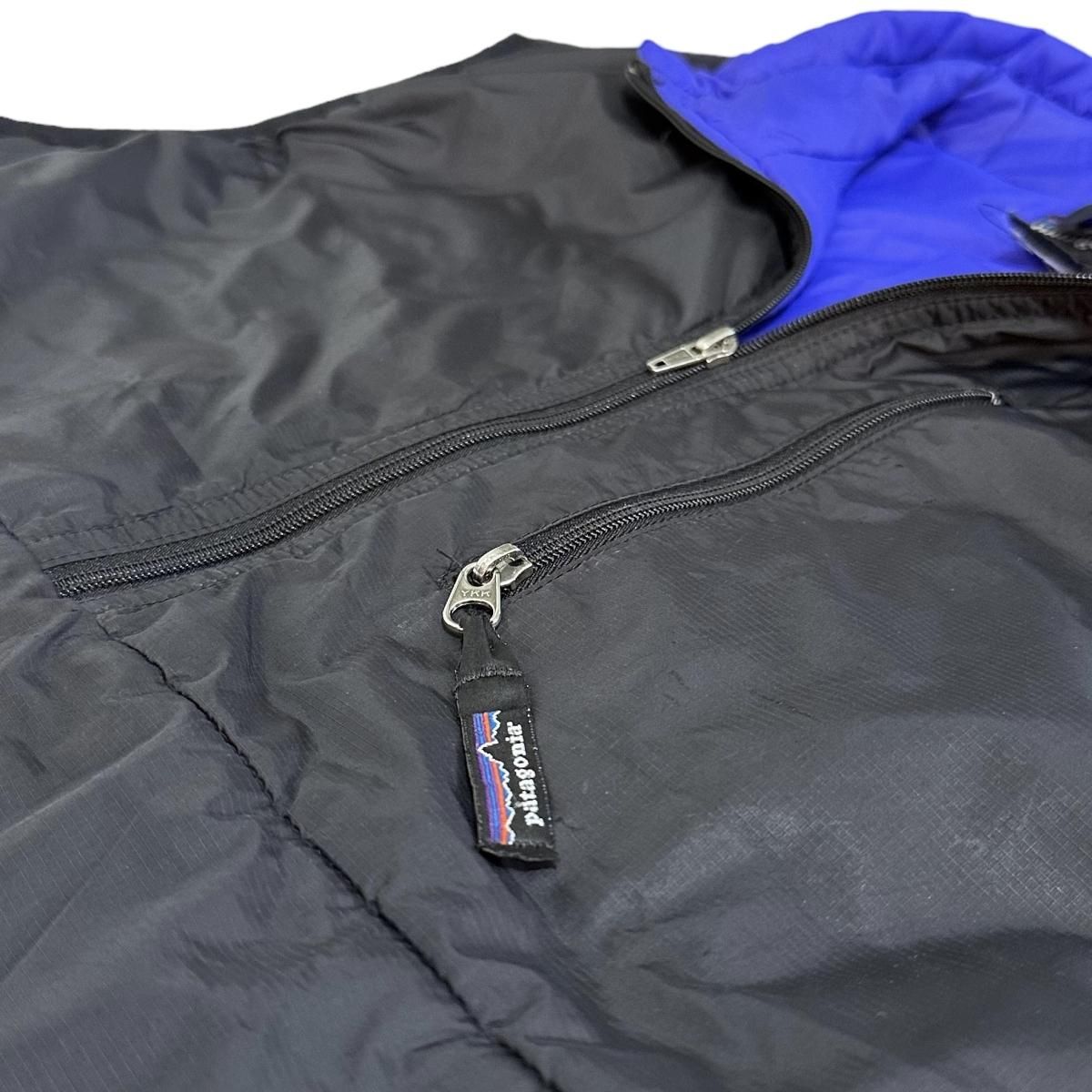 01年製 patagonia Puffball Vest 黒青 S 00s パタゴニア 01年製 patagonia Puffball Vest 黒青 S 00s パタゴニア
