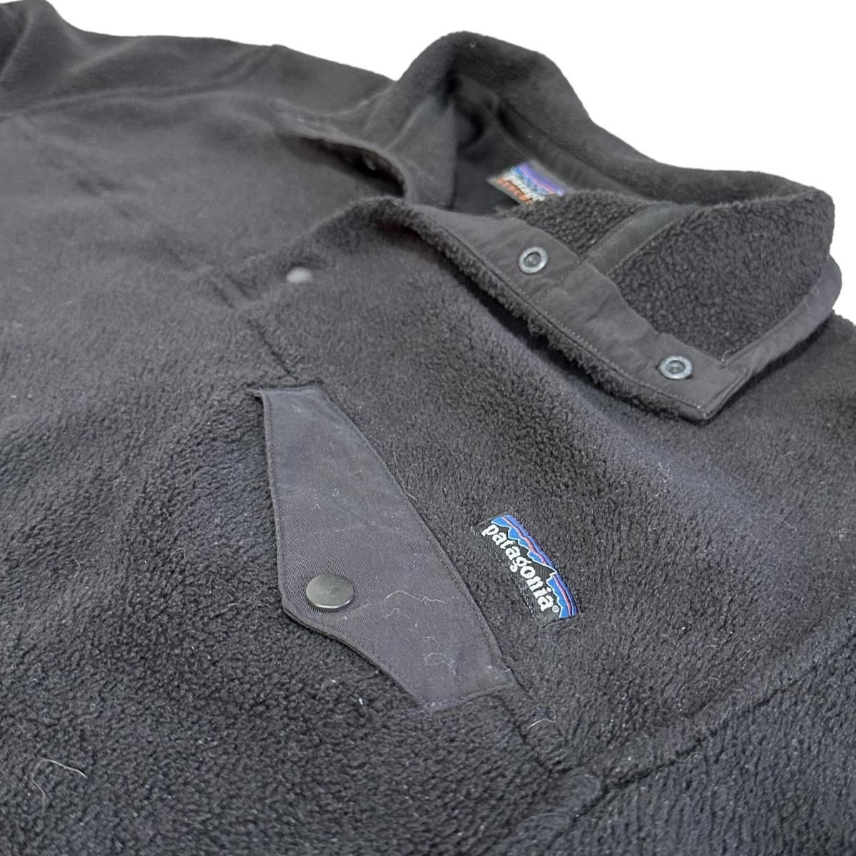 USA製 98年 patagonia Synchilla Snap-T Pullover 黒 S 90s USA製 98年 patagonia Synchilla Snap-T Pullover 黒 S 90s