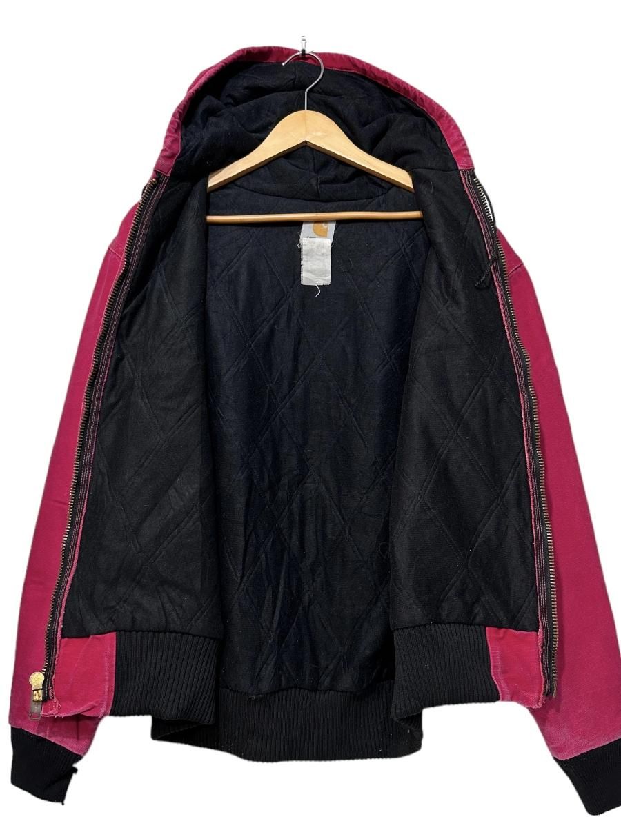 00s Carhartt Duck Active Jacket Quilted Flannel Lined 赤 M 00s Carhartt Duck Active Jacket Quilted Flannel Lined 赤 M