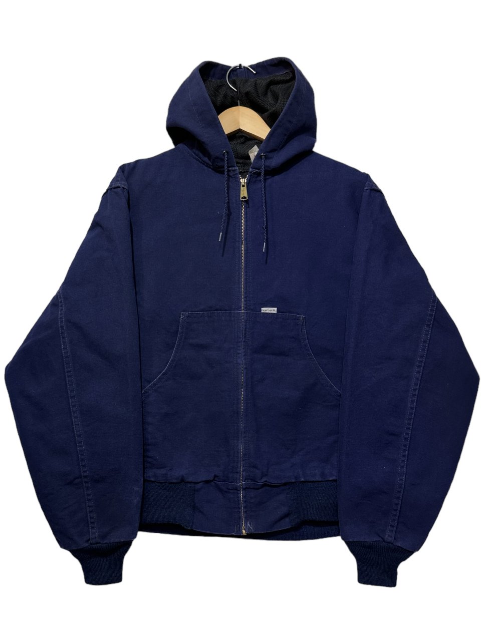 USA製 90s Carhartt Thermal Lined Active Jacket 紺 M カーハート 