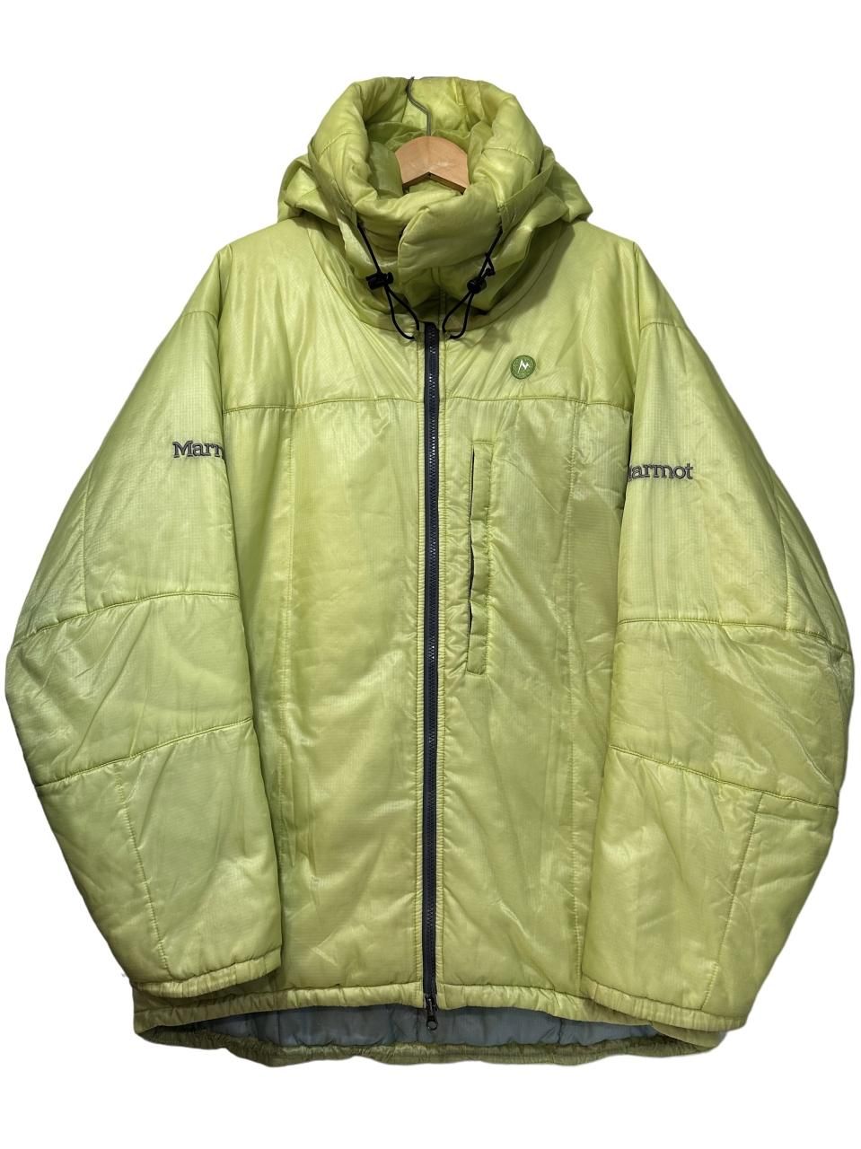 90s Marmot PRIMALOFT Belay Parka 黄 M マーモット ビレイ 90s Marmot PRIMALOFT Belay Parka 黄 M マーモット ビレイ