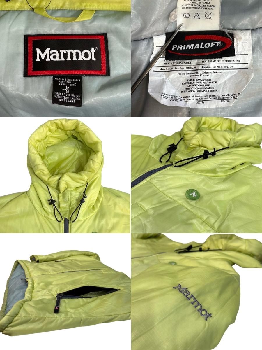 90s Marmot PRIMALOFT Belay Parka 黄 M マーモット ビレイ 90s Marmot PRIMALOFT Belay Parka 黄 M マーモット ビレイ