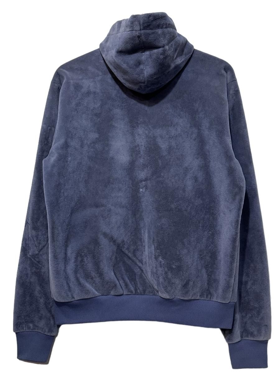 USA製 90s Carhartt Velor Zip Up Hoodie 青灰 M カーハート USA製 90s Carhartt Velor Zip Up Hoodie 青灰 M カーハート