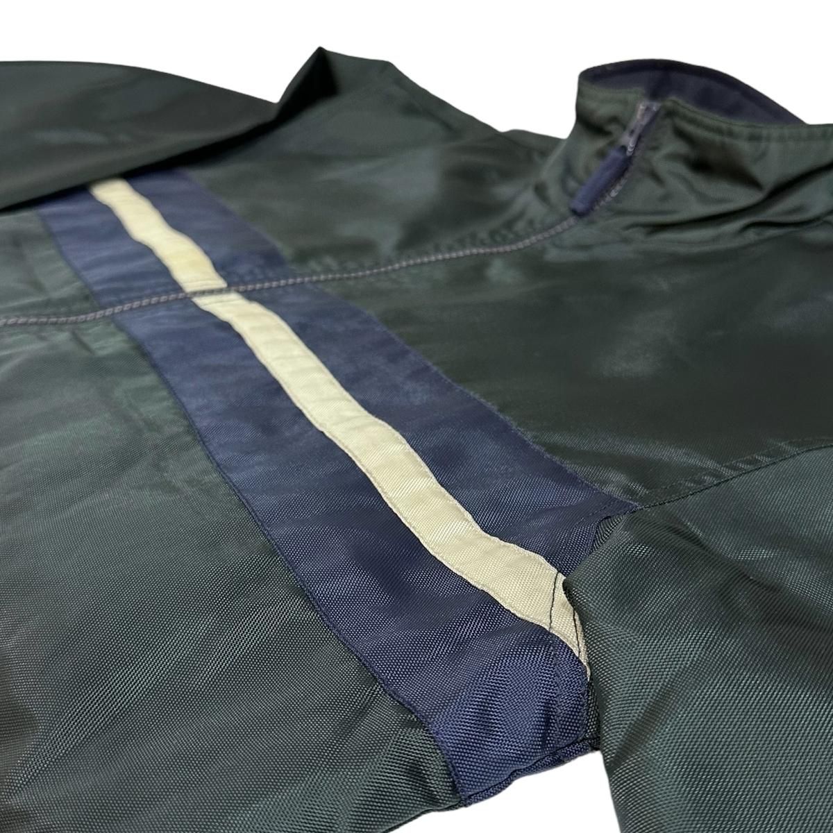 00年製 OLD GAP Fleece Lined Nylon Jacket 緑 XS 00s オールド