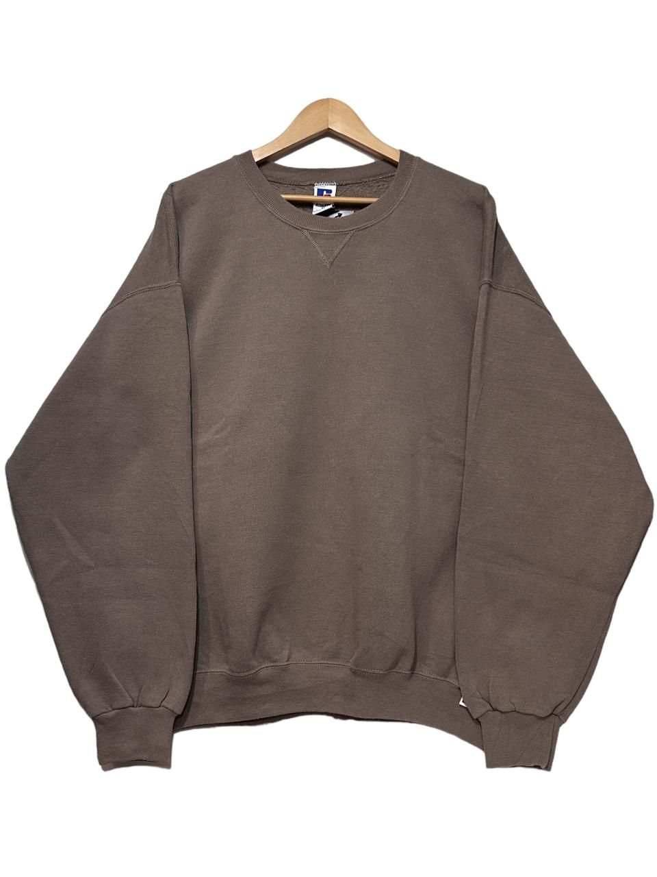USA製 90s RUSSELL ATHLETIC Plain Sweatshirt 茶 XL ラッセル USA製 90s RUSSELL ATHLETIC Plain Sweatshirt 茶 XL ラッセル