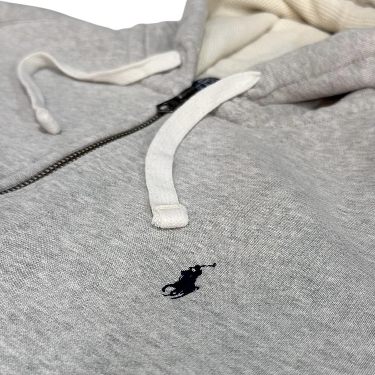 Polo Ralph Lauren Logo Zip Up Sweat Hoodie 灰 XL ポロラルフ Polo Ralph Lauren Logo Zip Up Sweat Hoodie 灰 XL ポロラルフ
