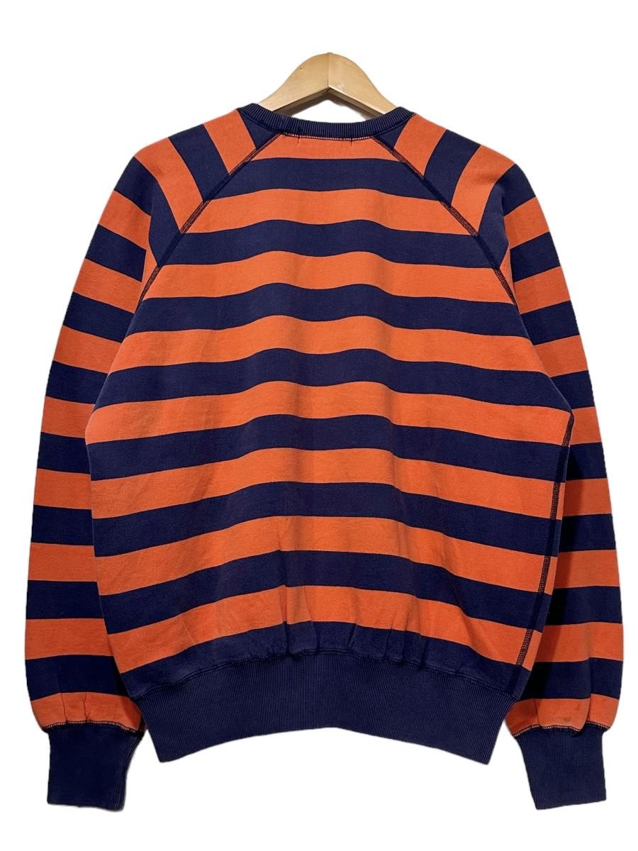 90s Polo Ralph Lauren Stripe Sweatshirt 紺オレンジ S ポロ 90s Polo Ralph Lauren Stripe Sweatshirt 紺オレンジ S ポロ