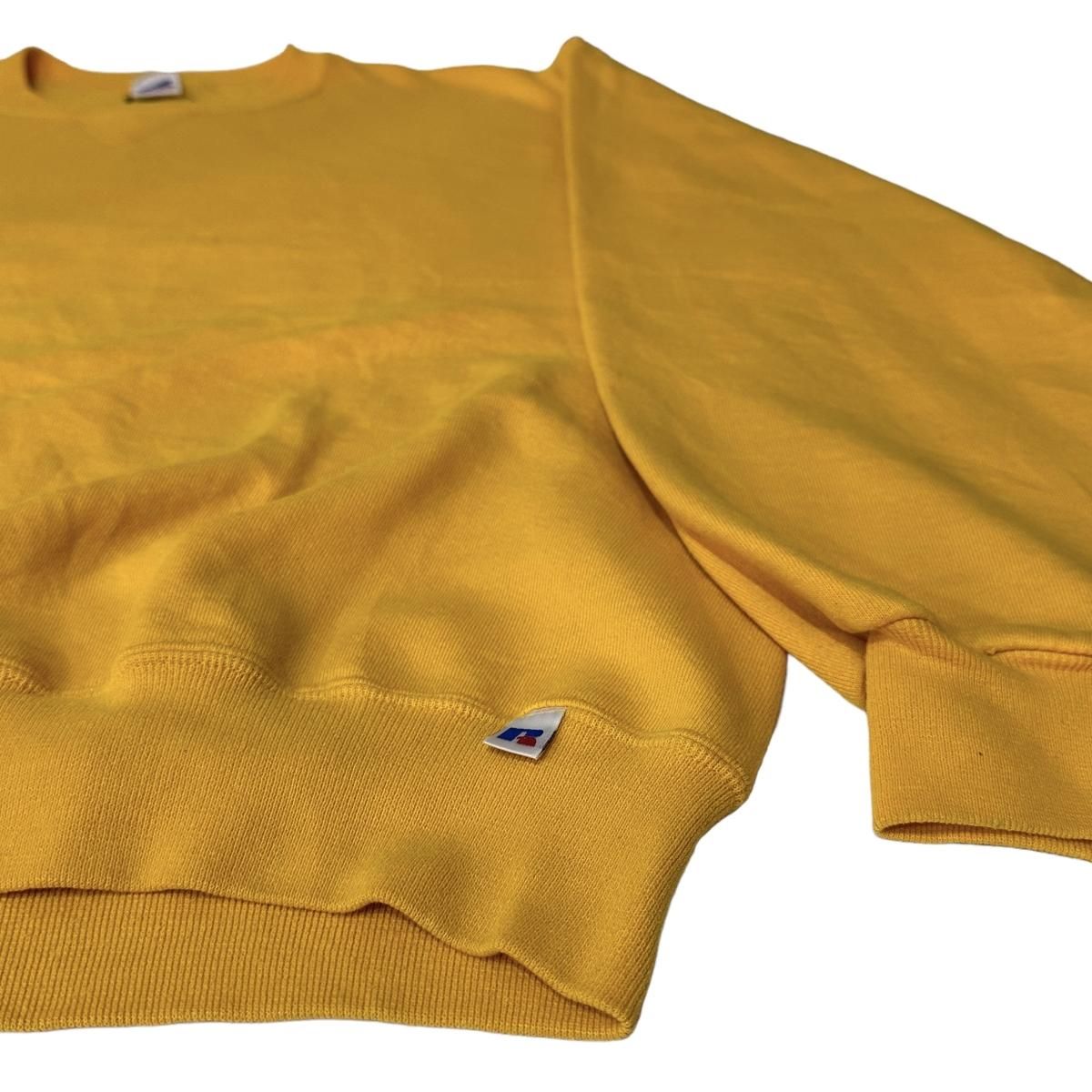 90s~00s RUSSELL ATHLETIC Plain Sweatshirt 黄 XL ラッセル 90s~00s RUSSELL ATHLETIC Plain Sweatshirt 黄 XL ラッセル