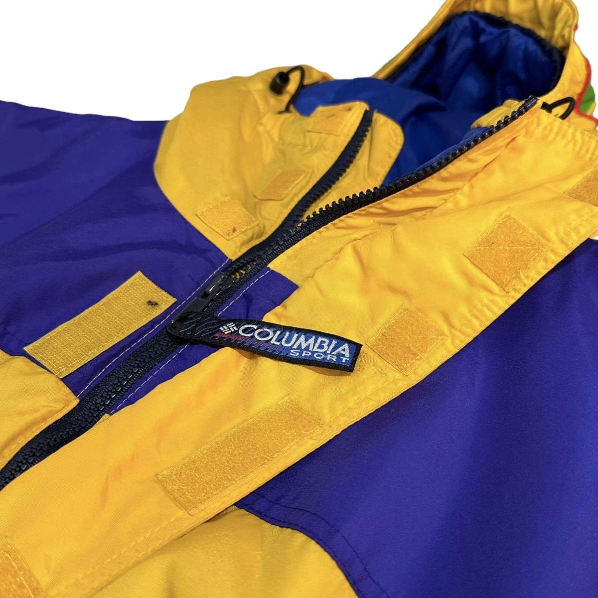 97年製 Columbia Challenger Padding Pullover Jacket 黄青 XL 97年製 Columbia Challenger Padding Pullover Jacket 黄青 XL