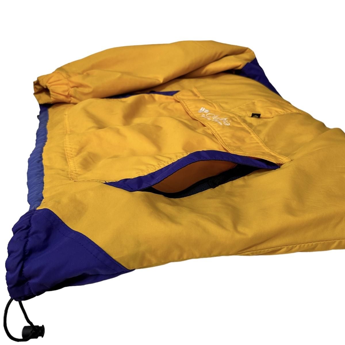 97年製 Columbia Challenger Padding Pullover Jacket 黄青 XL 97年製 Columbia Challenger Padding Pullover Jacket 黄青 XL