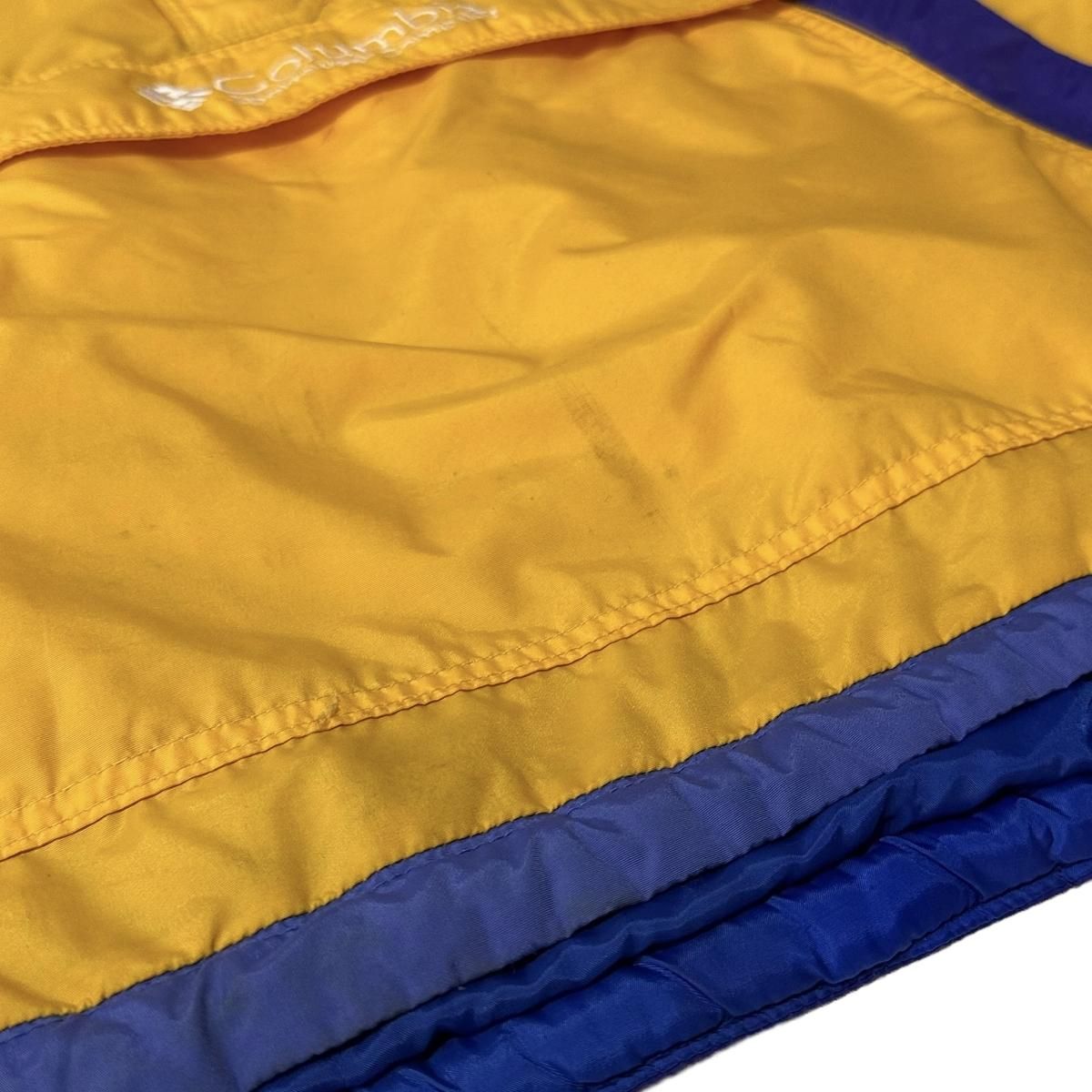 97年製 Columbia Challenger Padding Pullover Jacket 黄青 XL 97年製 Columbia Challenger Padding Pullover Jacket 黄青 XL