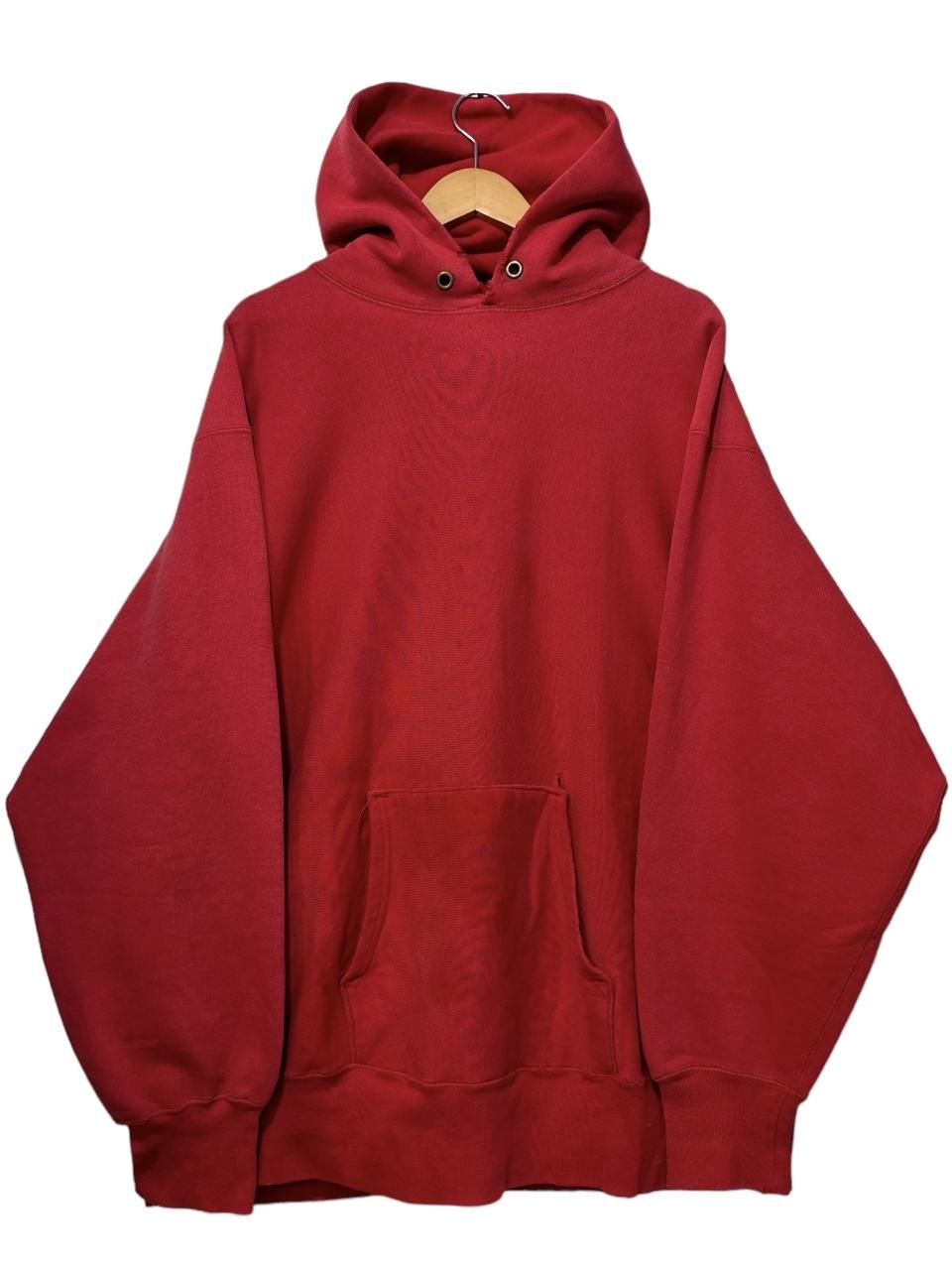 USA製 90s LANDS' END by Champion R/W Sweat Hoodie 赤 XL USA製 90s LANDS' END by Champion R/W Sweat Hoodie 赤 XL