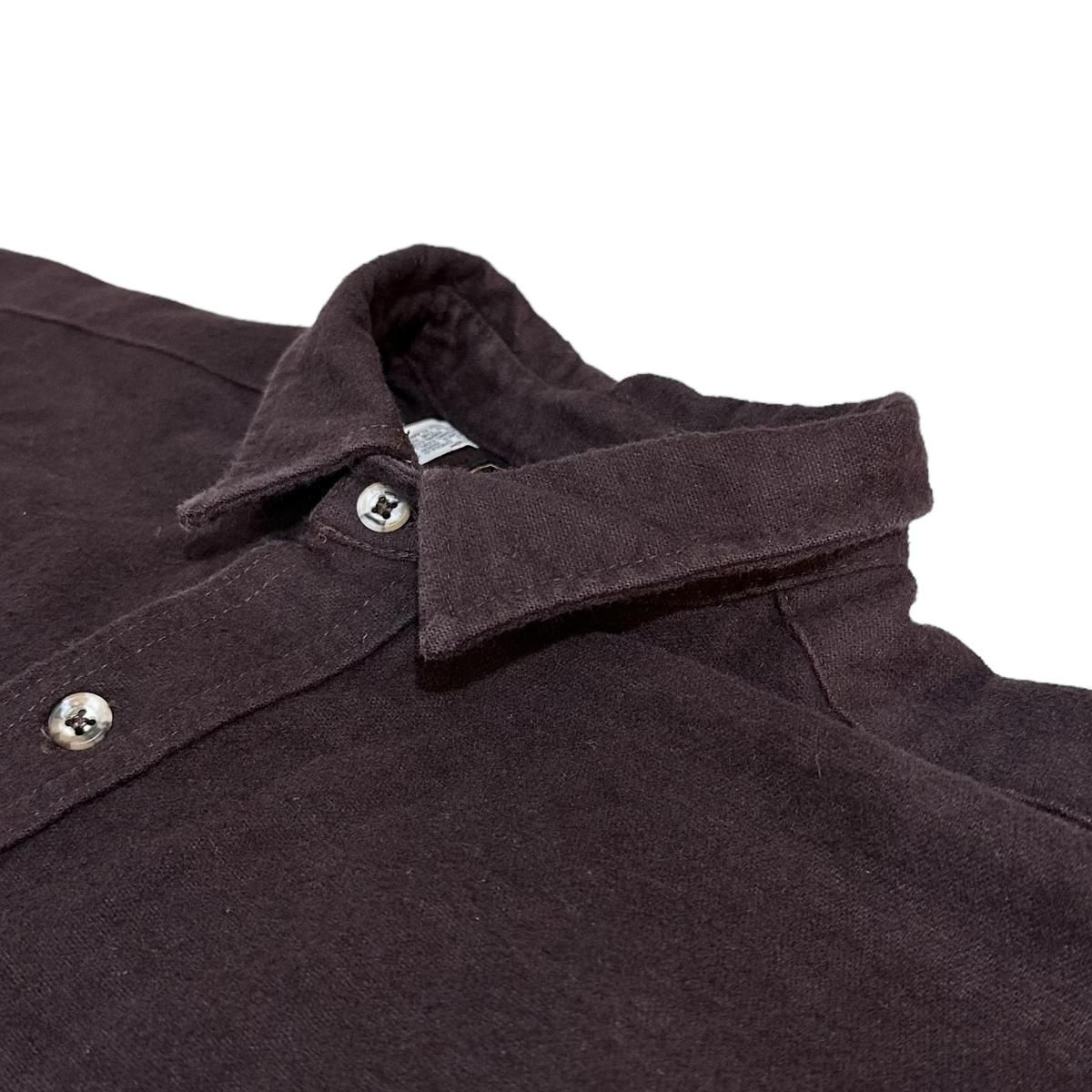 80s Eddie Bauer Chamois Cloth L/S Shirt 茶 L 黒タグ エディー 80s Eddie Bauer Chamois Cloth L/S Shirt 茶 L 黒タグ エディー