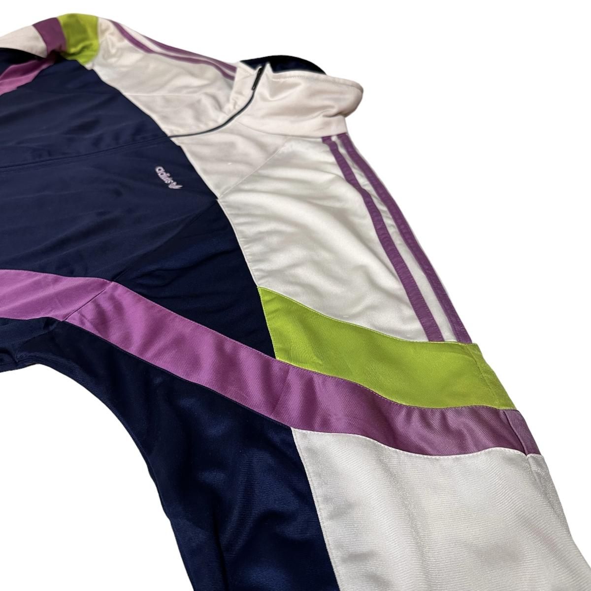 90s adidas Track Jacket 紺白紫黄緑 L アディダス トラック 90s adidas Track Jacket 紺白紫黄緑 L アディダス トラック