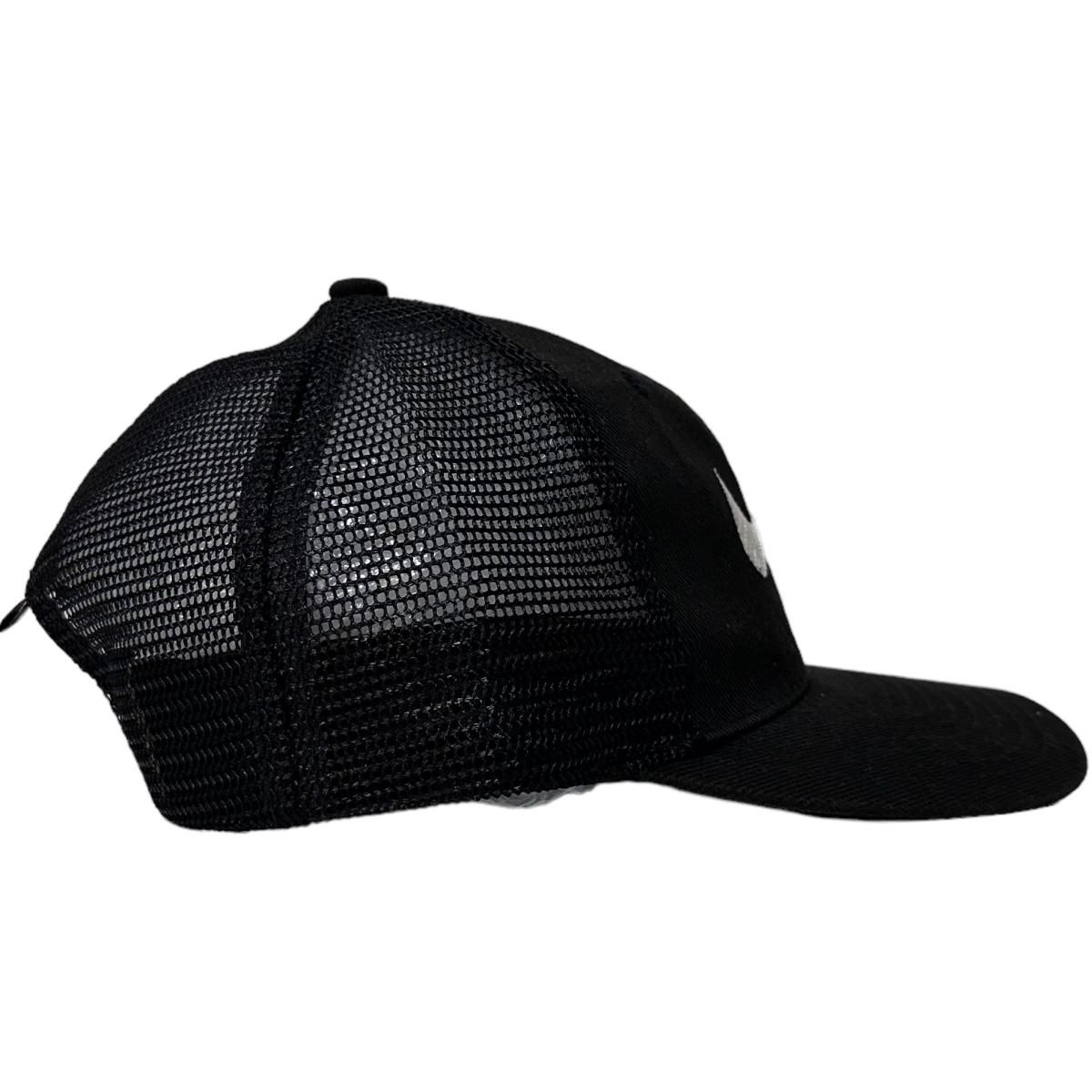 96年製 NIKE Logo 6 Panel Mesh Cap 黒 90s ナイキ メッシュ