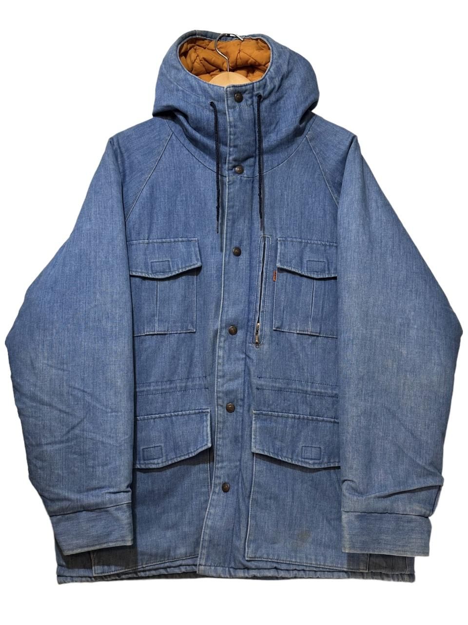 70s Levi's Denim Mountain Parka 青 L リーバイス マウンテン 70s Levi's Denim Mountain Parka 青 L リーバイス マウンテン