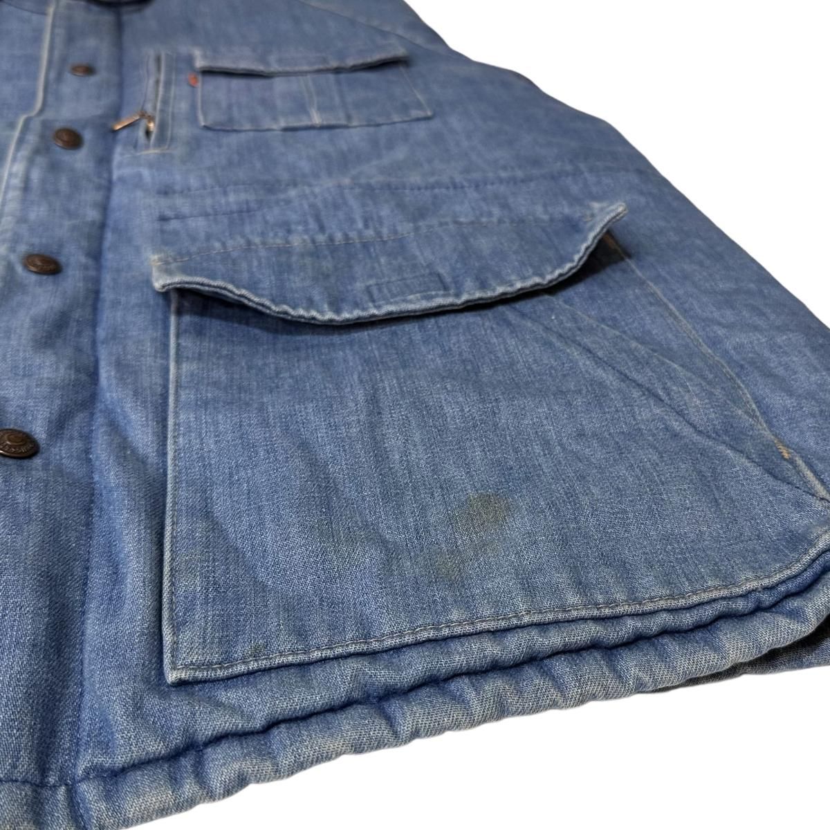 70s Levi's Denim Mountain Parka 青 L リーバイス マウンテン 70s Levi's Denim Mountain Parka 青 L リーバイス マウンテン