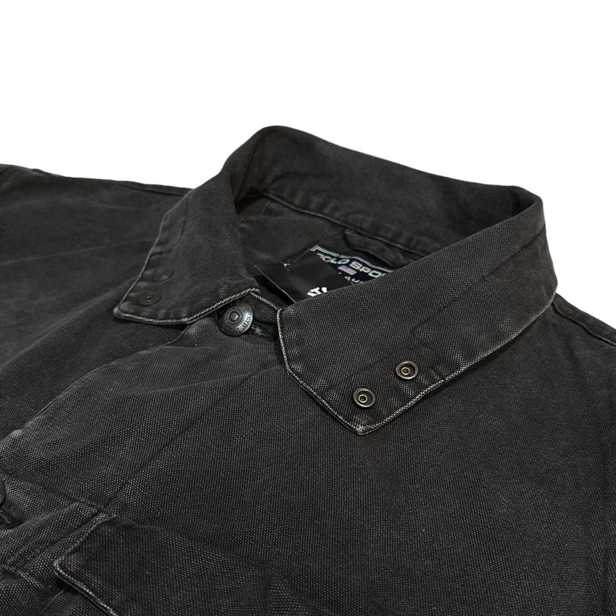 90s~00s POLO SPORT Duck Work Jacket 黒 L ポロスポーツ ダック 90s~00s POLO SPORT Duck Work Jacket 黒 L ポロスポーツ ダック