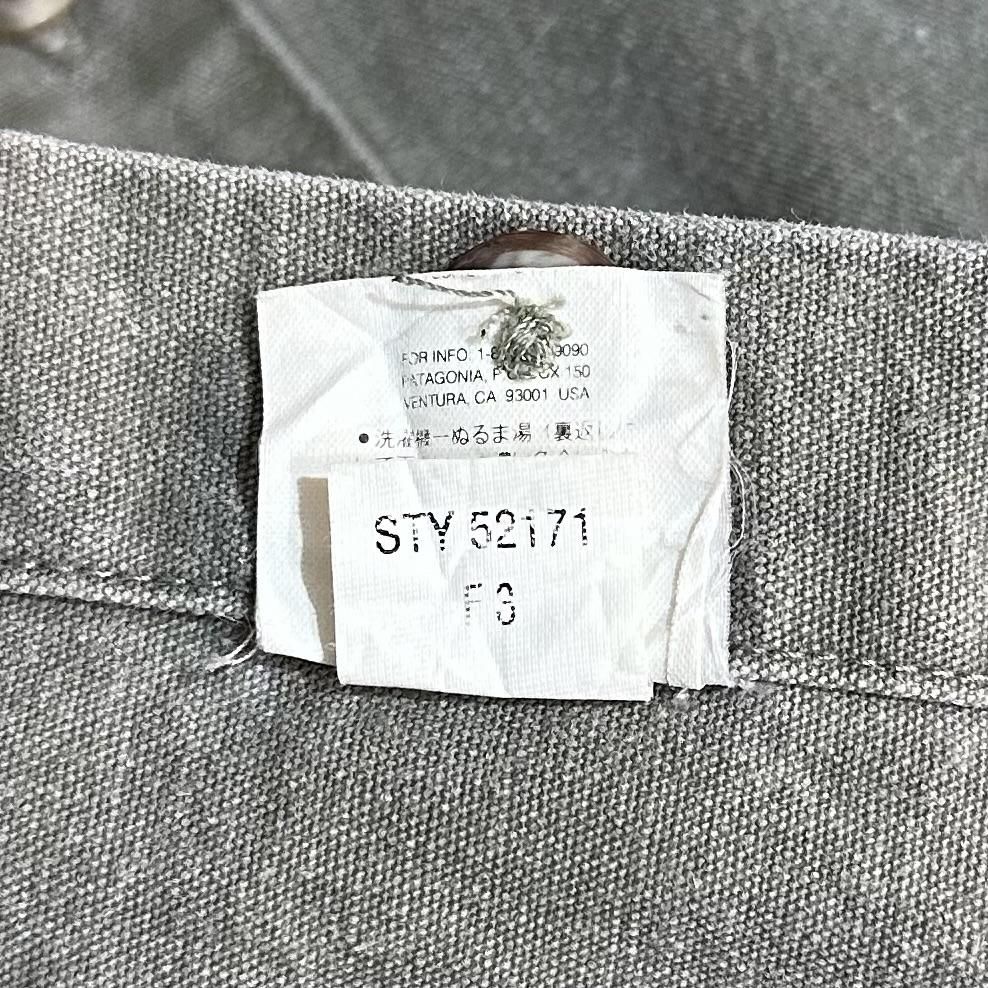 93年製 patagonia Original Canvas Shirt オリーブ L 90s 93年製 patagonia Original Canvas Shirt オリーブ L 90s