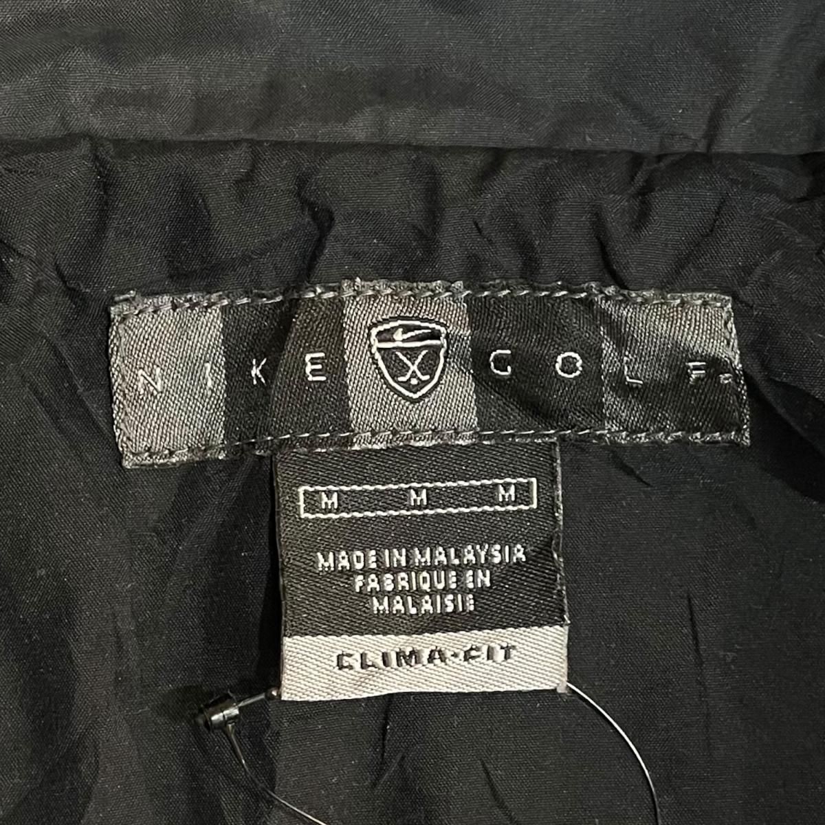 01年製 NIKE GOLF Half Zip Pullover Jacket 黒 M 00s ナイキ 01年製 NIKE GOLF Half Zip Pullover Jacket 黒 M 00s ナイキ