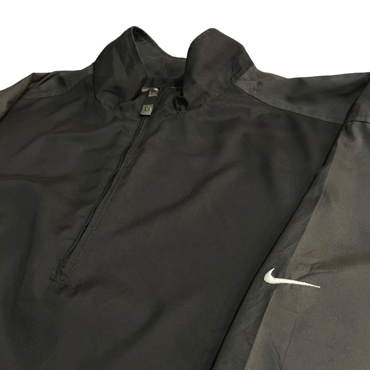 01年製 NIKE GOLF Half Zip Pullover Jacket 黒 M 00s ナイキ 01年製 NIKE GOLF Half Zip Pullover Jacket 黒 M 00s ナイキ
