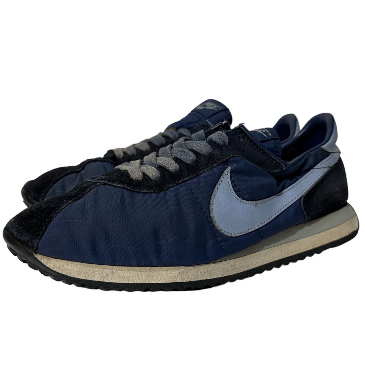 台湾製 82年 NIKE Nylon × Suede Sneaker 紺 US10.5/28.5cm 80s 台湾製 82年 NIKE Nylon × Suede Sneaker 紺 US10.5/28.5cm 80s