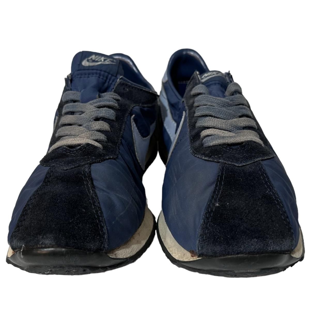 台湾製 82年 NIKE Nylon × Suede Sneaker 紺 US10.5/28.5cm 80s 台湾製 82年 NIKE Nylon × Suede Sneaker 紺 US10.5/28.5cm 80s