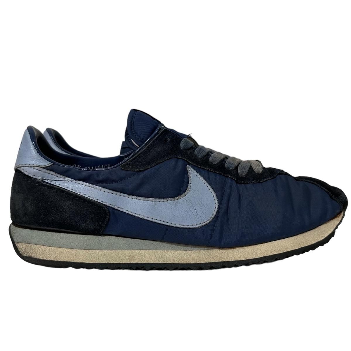 台湾製 82年 NIKE Nylon × Suede Sneaker 紺 US10.5/28.5cm 80s 台湾製 82年 NIKE Nylon × Suede Sneaker 紺 US10.5/28.5cm 80s